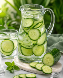 Advantages of Consuming Cucumber Infused Water