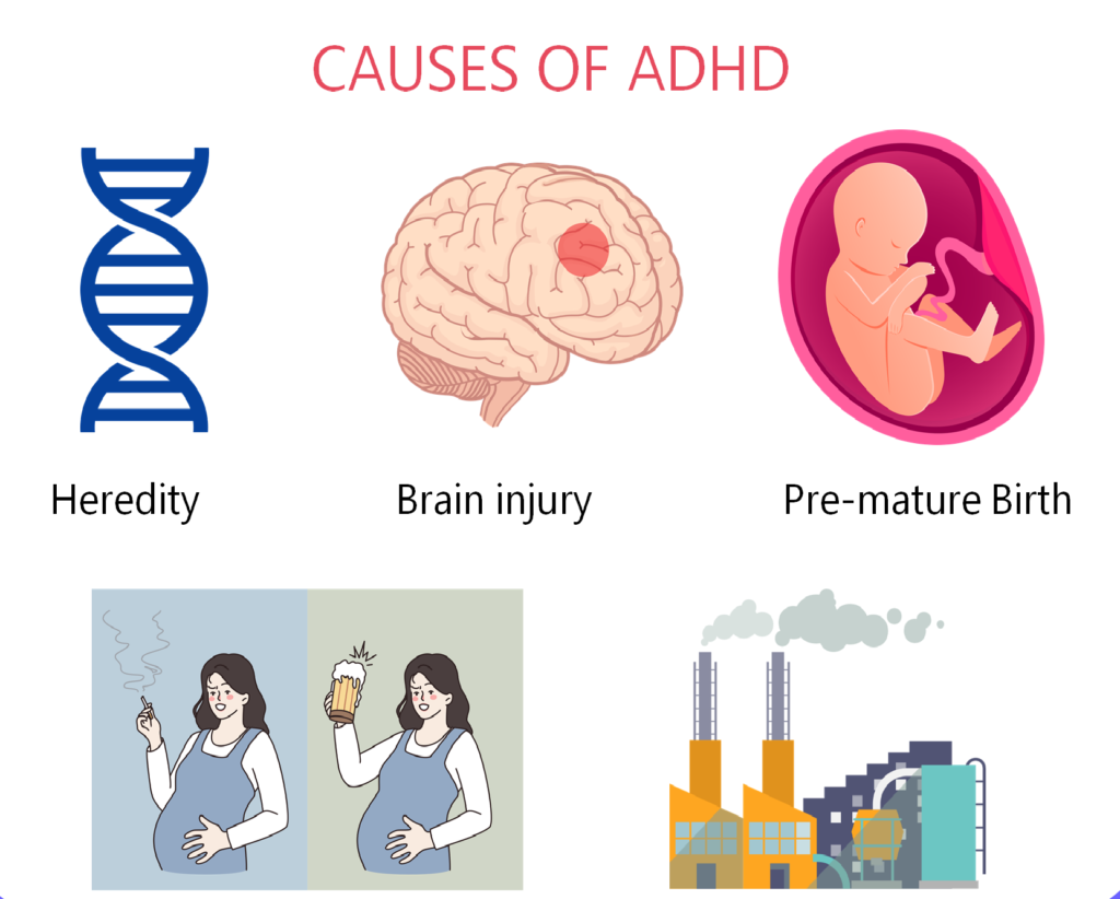 causes of adhd teachoo