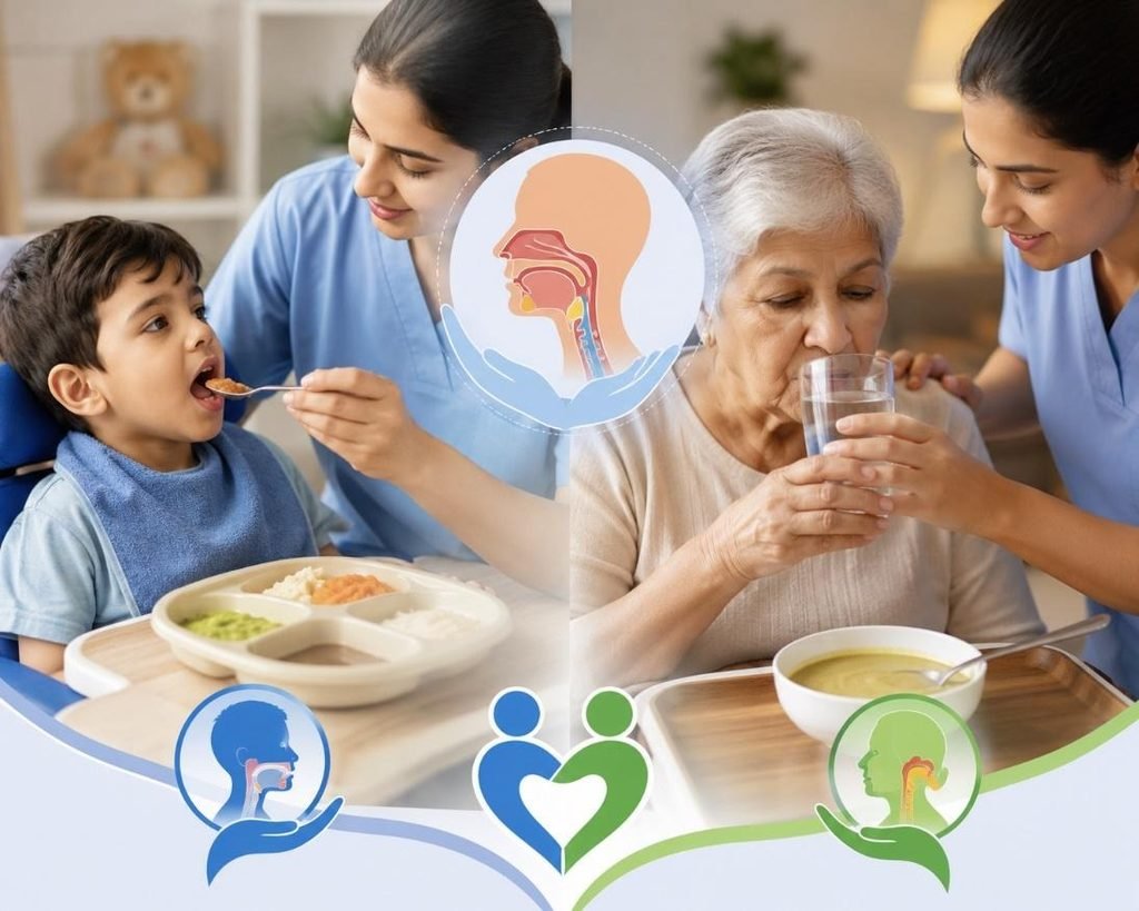 Swallowing and Feeding Difficulties(Dysphagia): Helping Your Loved One Eat Safely and Live Better